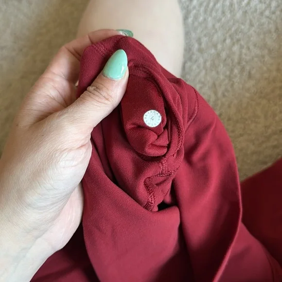 lululemon Align High-Rise Pant 25" Legging Dark Red size 4 - Picture 6 of 9